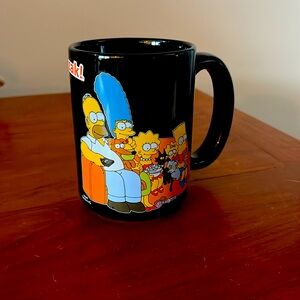 The Simpsons Family Couch Black Coffee Mug Zak Designs 2020 13 oz